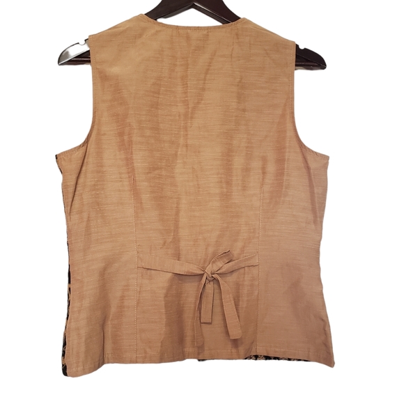 Coldwater multi color tapestry  vest size S - Picture 3 of 8